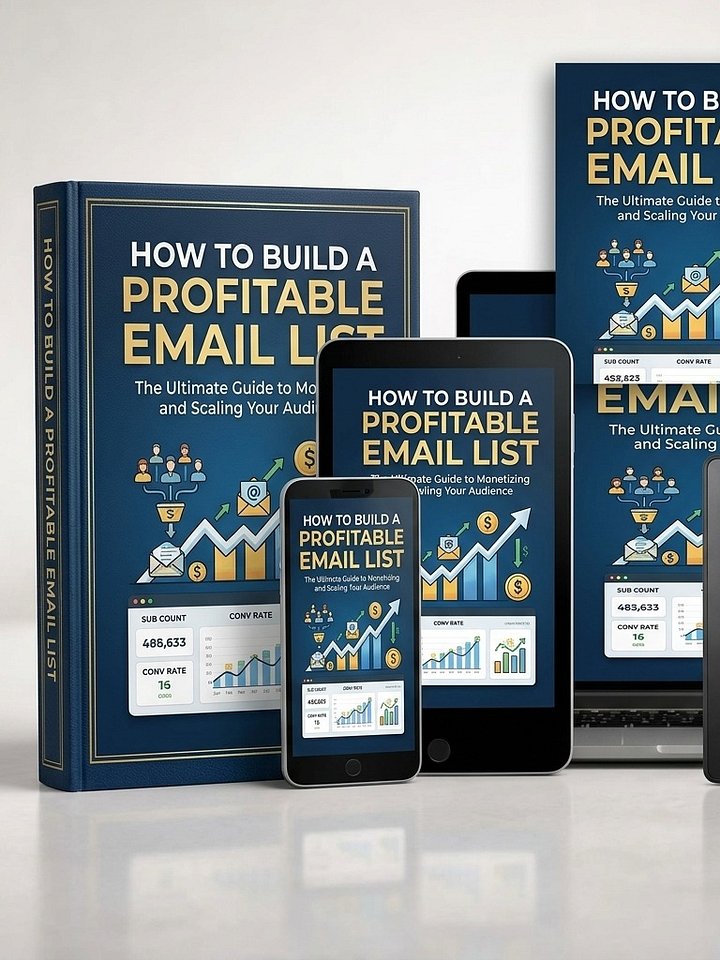 Digital PLR Product: How To Build A Profitable Email List With Resell Rights product image (1)