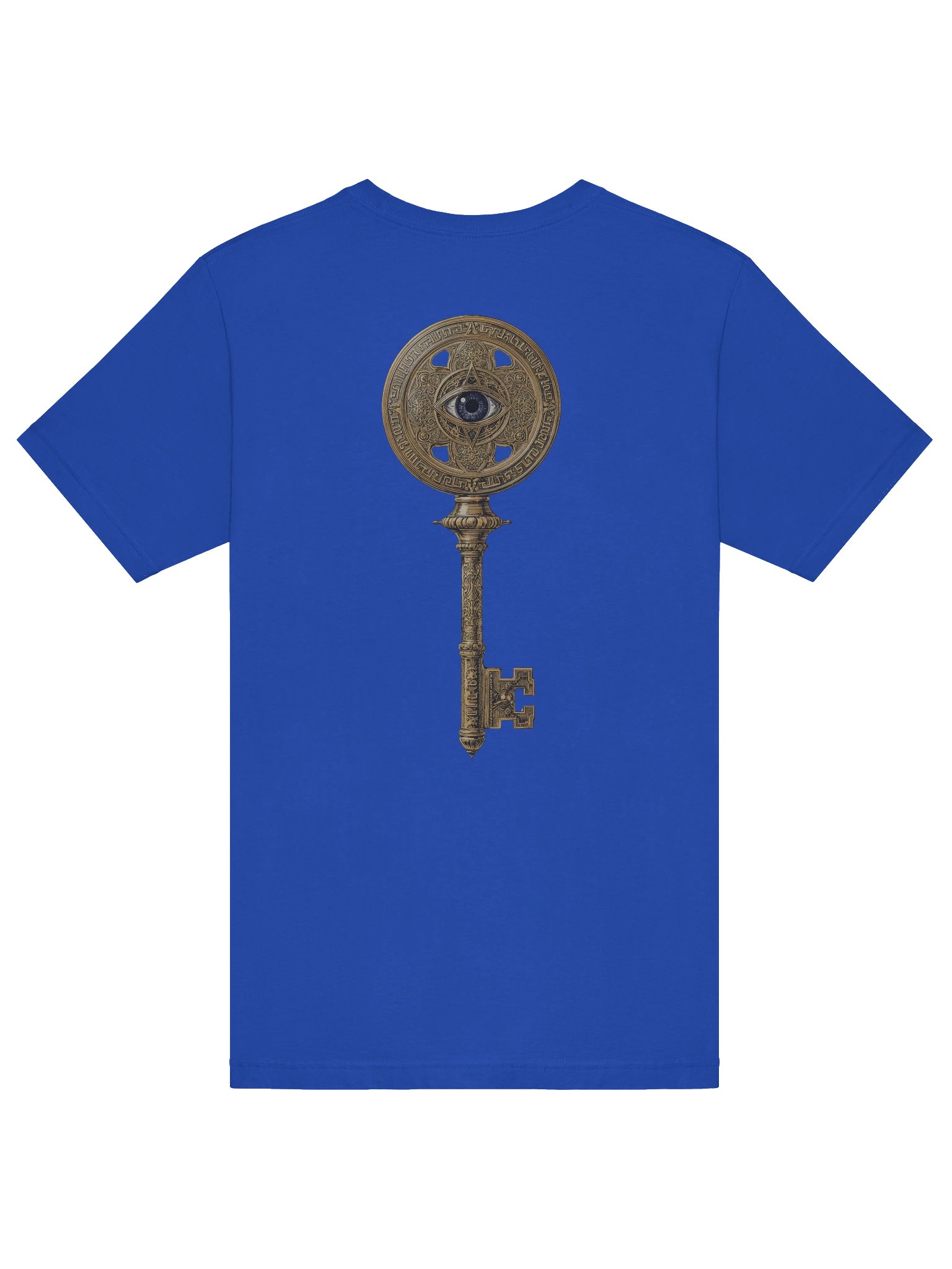 The Gatekeeper’s Key Classic T-Shirt – Front & Back Print | True Royal | Bella+Canvas 3001 product image (6)