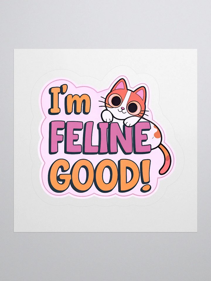 Feline Good Kiss Cut Stickers product image (2)
