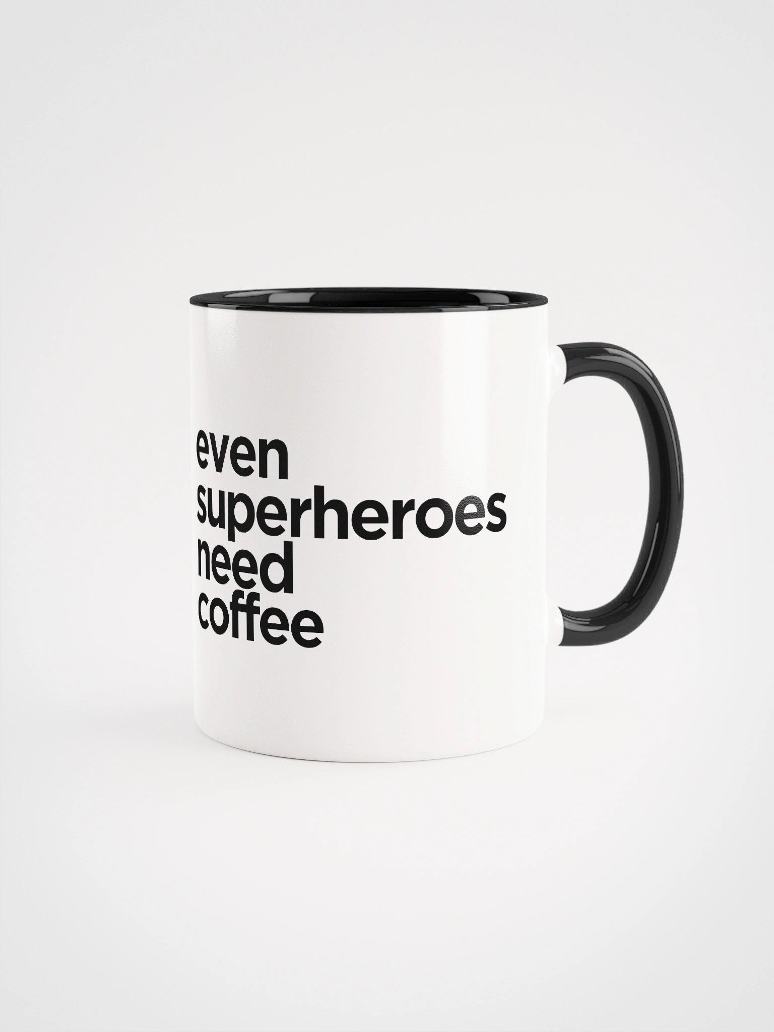 “Even Superheroes Need Coffee” Mug product image (4)
