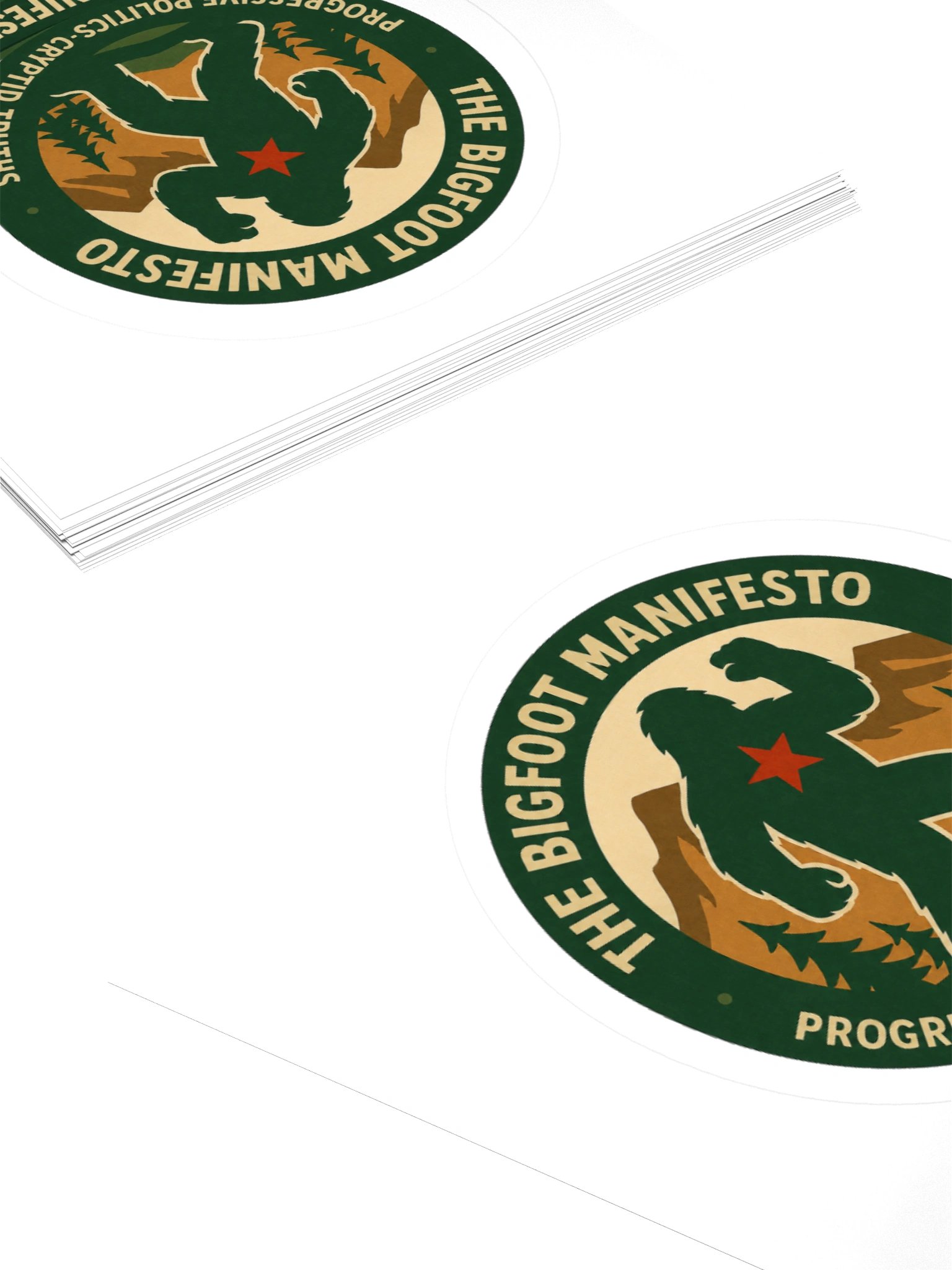 The Bigfoot Manifesto Logo Sticker product image (10)