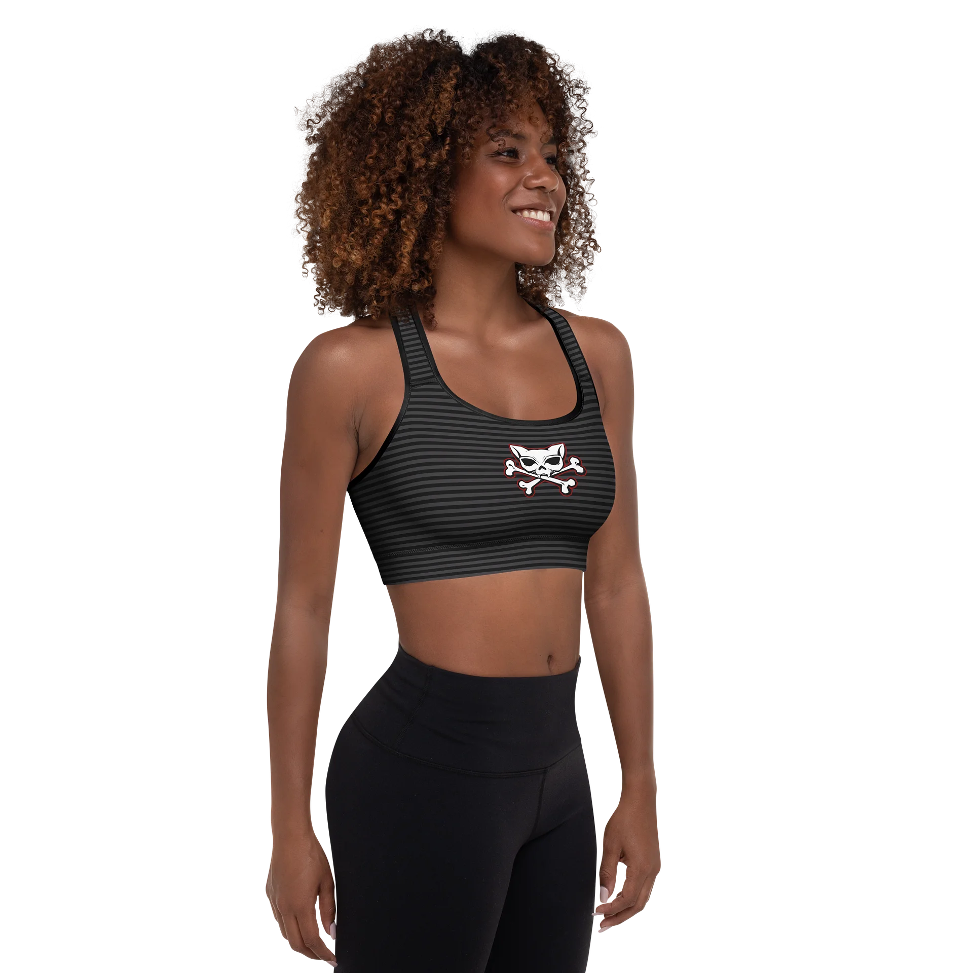 Blaque Stripped Sports Bra product image (6)