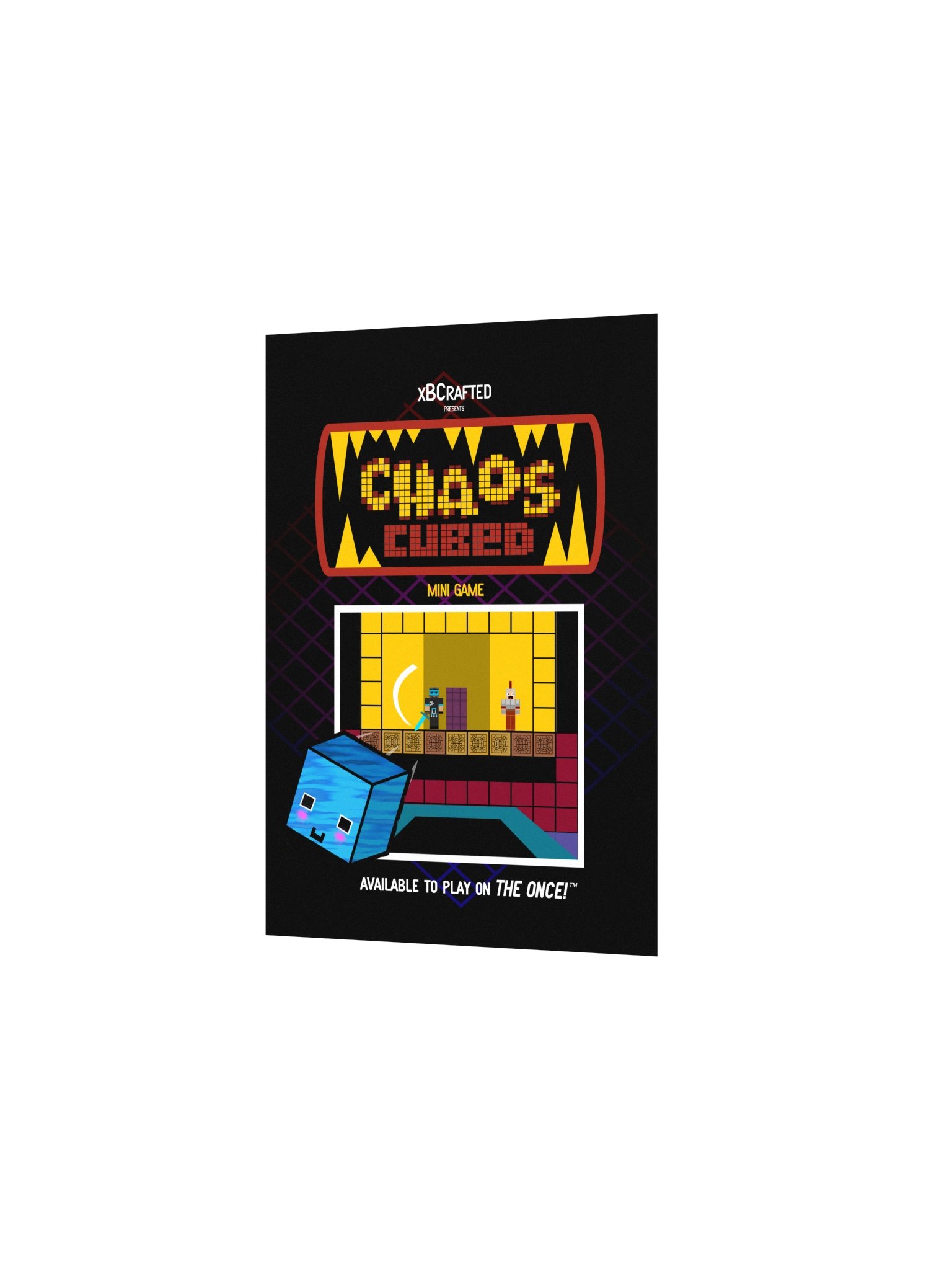 Chaos Cubed Retro Poster product image (11)
