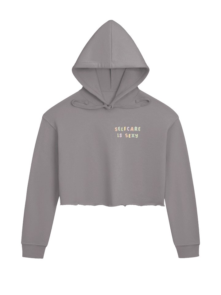 Selfcare Club | Cropped Hoodie | Front and Back Print product image (9)