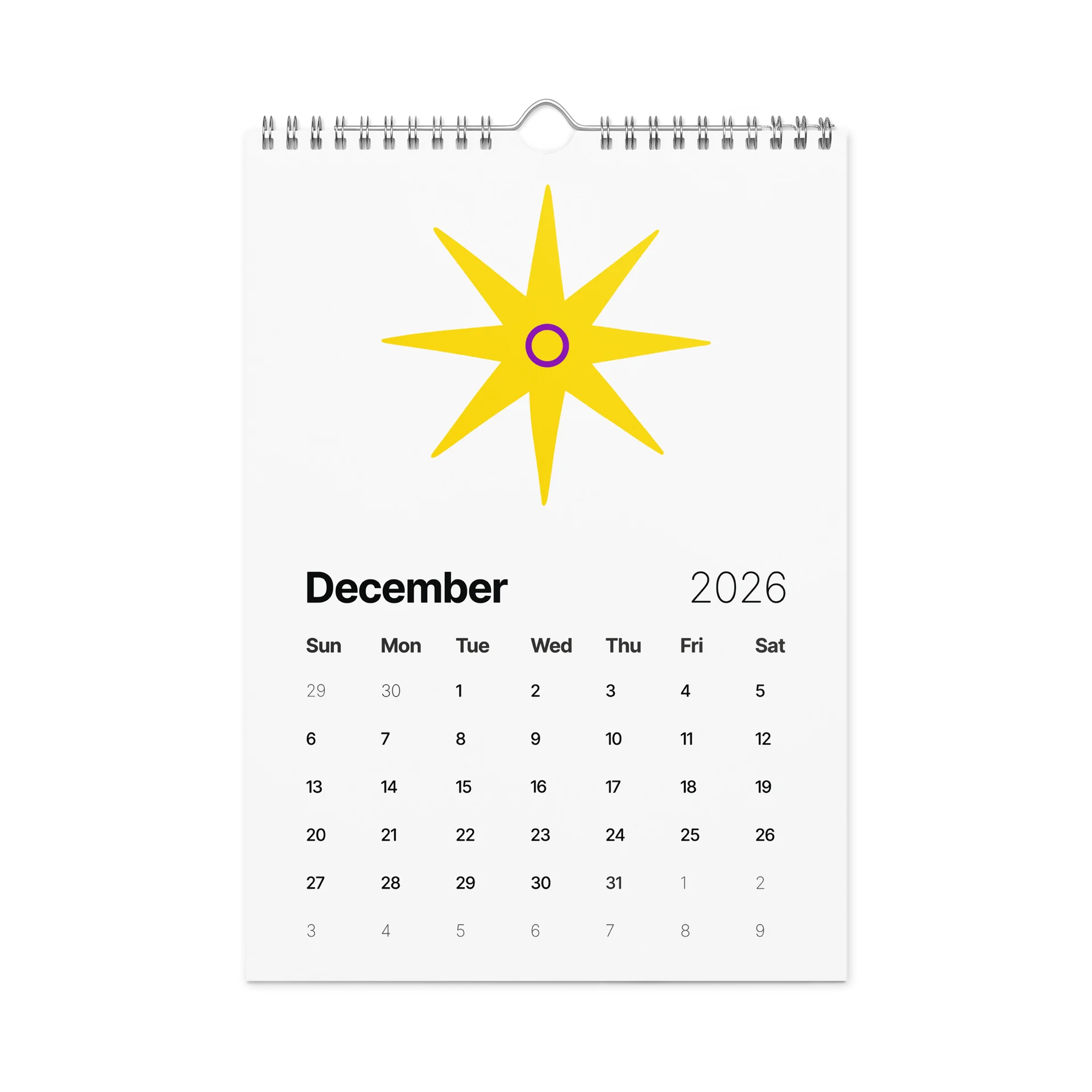 Celestial 2026: Customizable Wall Calendar product image (3)