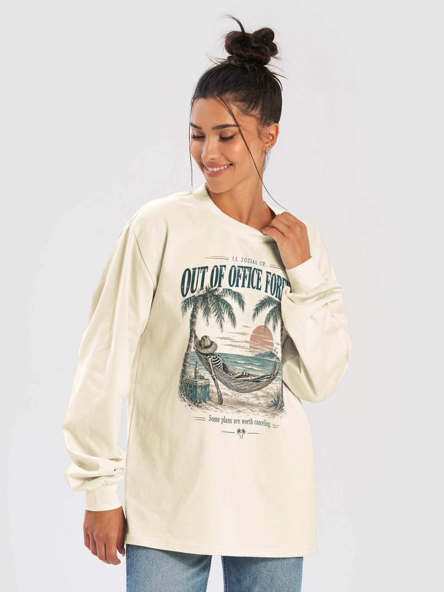 Out of Office Forever Premium Long Sleeve product image (21)