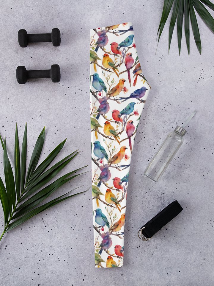 Multi Coloured Birds Leggings product image (2)