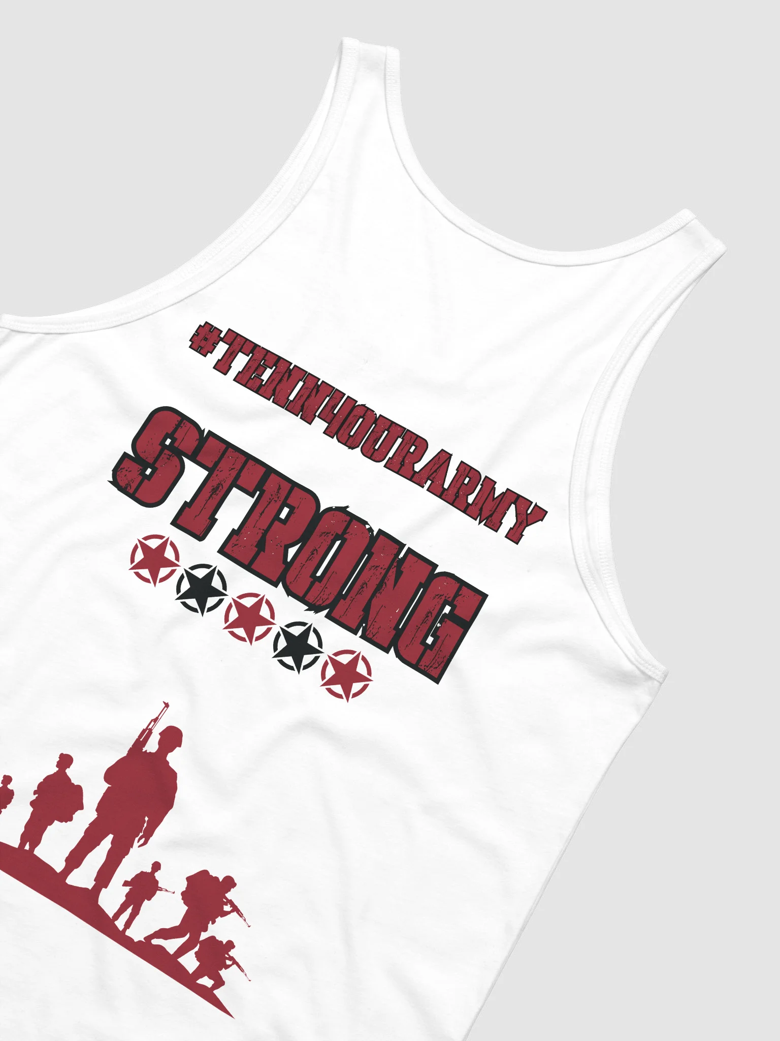 #TeNN4OURARMY Tank - Red & Black product image (10)