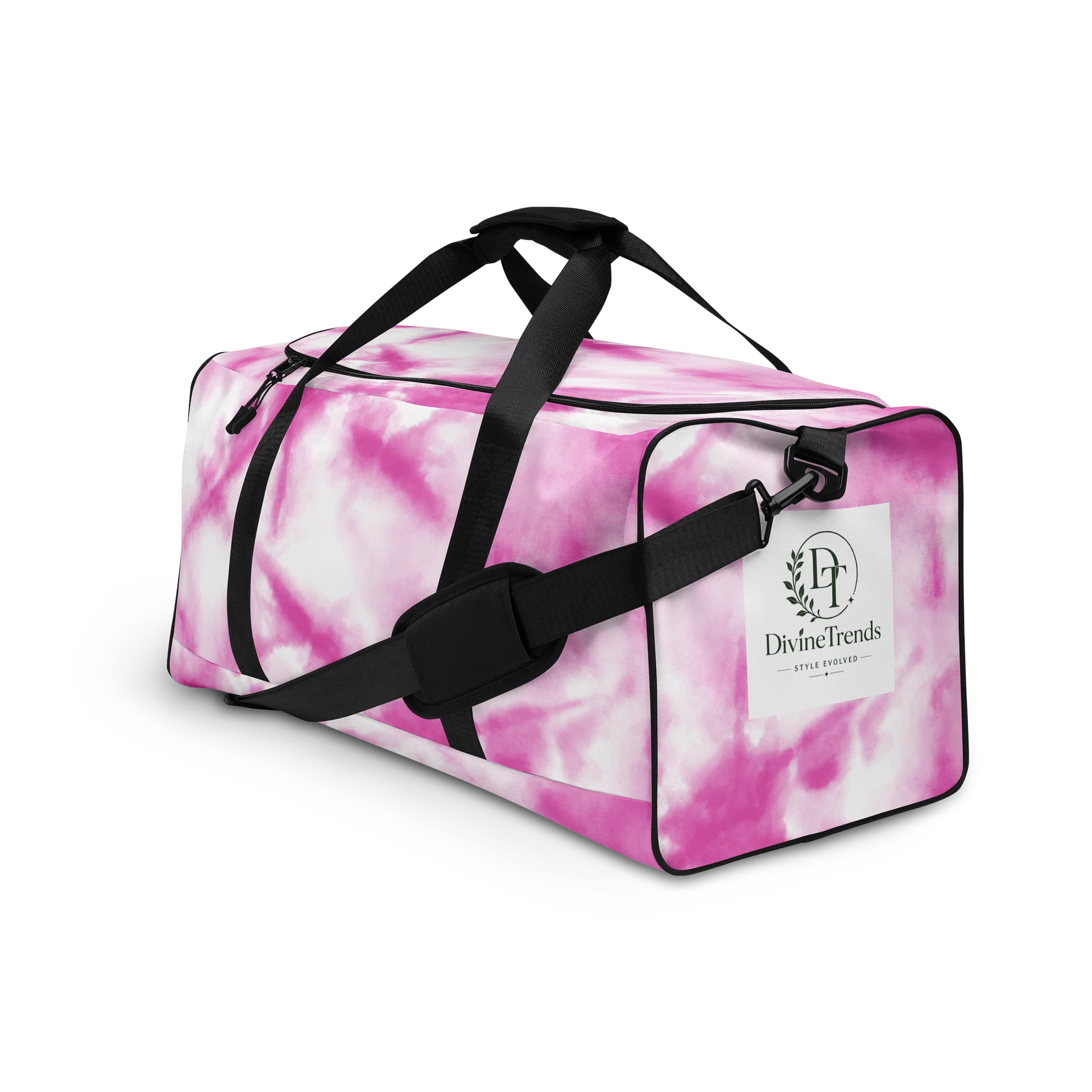 Pink Tie-Dye Duffle Bag product image (3)
