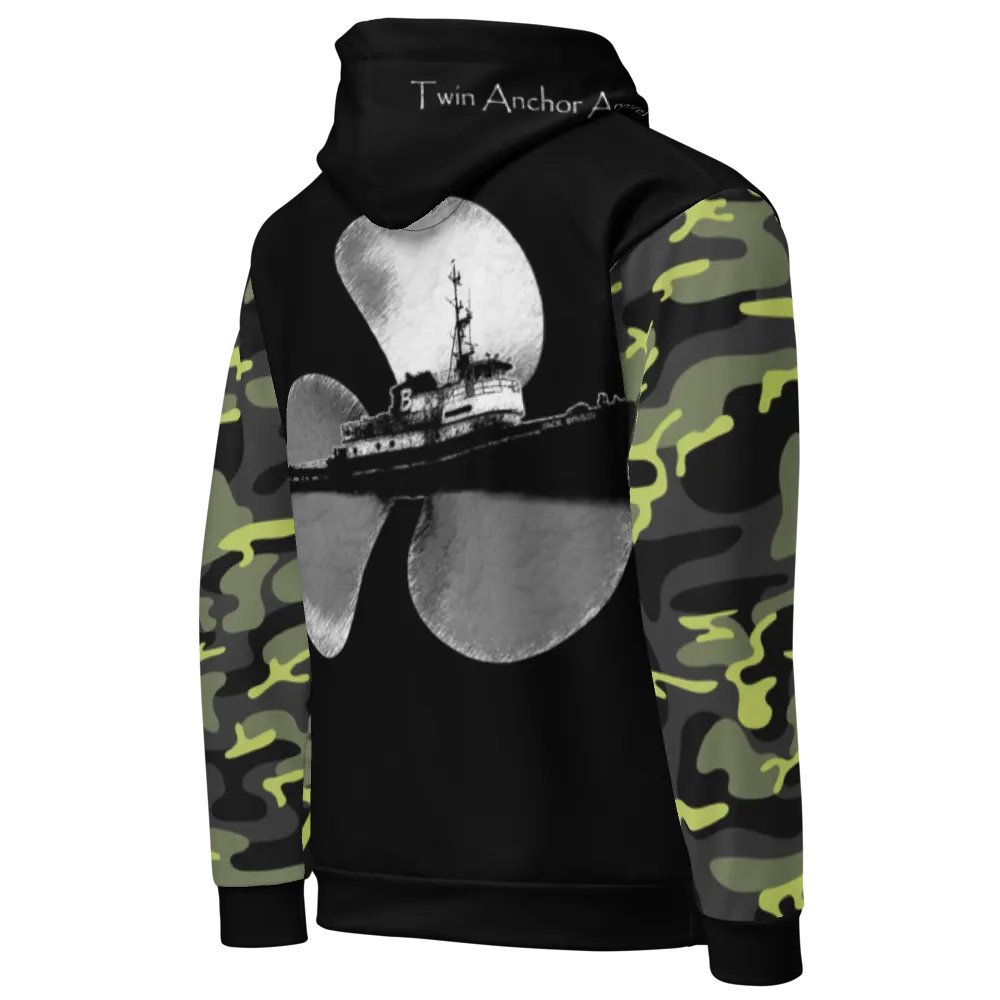 3 Prop & Jack Brusco Tug (Camouflage & Black) – Performance Marine Wear | Twin Anchor Apparel North Current Line product image (8)