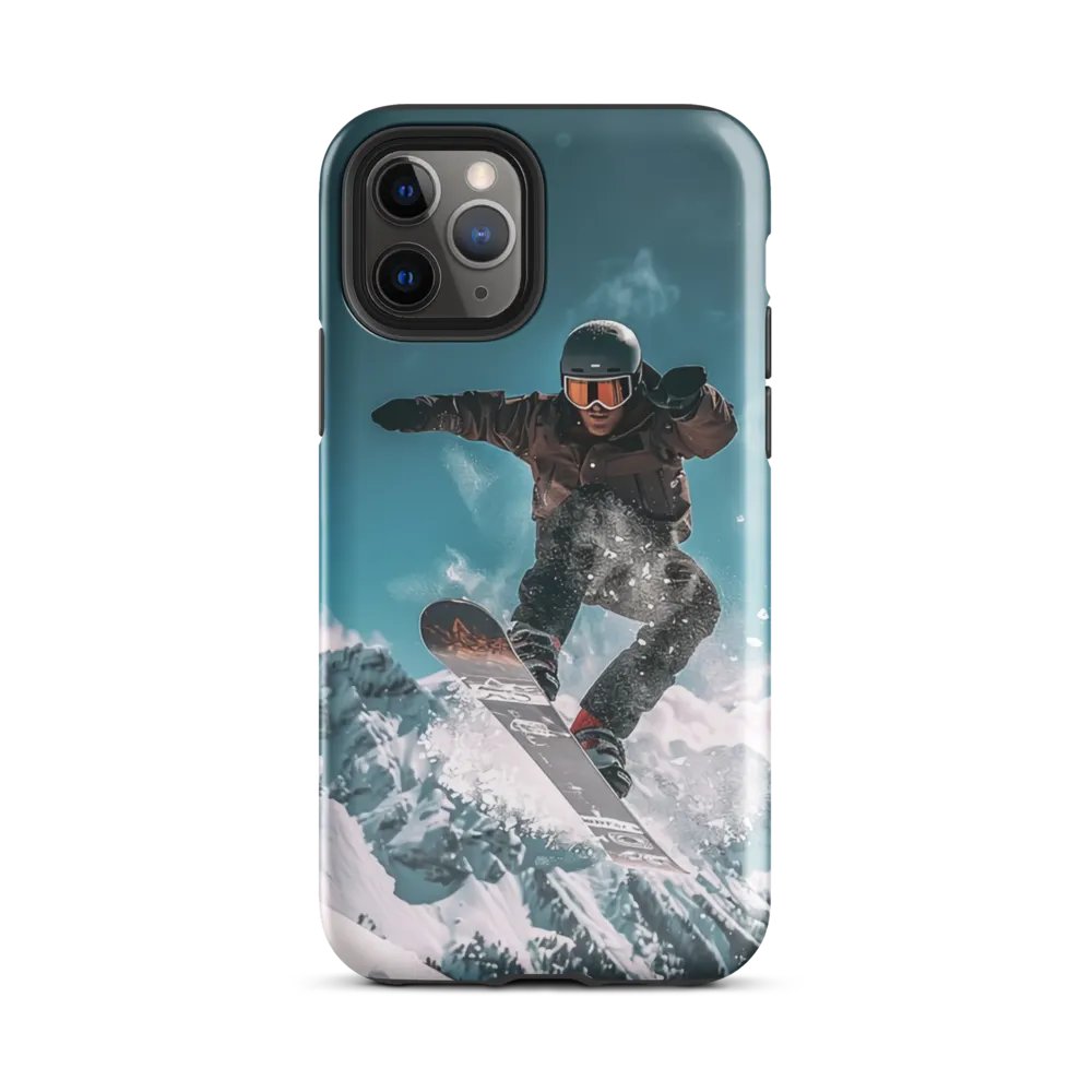 Airborne Snowboarder iPhone® Tough Case product image (25)