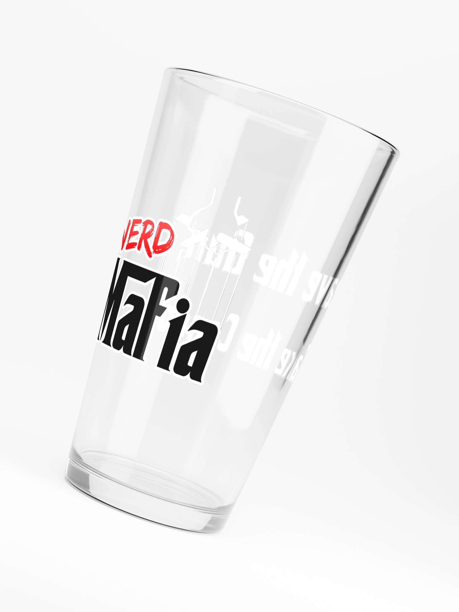 Nerd Mafia Pint Glass product image (6)