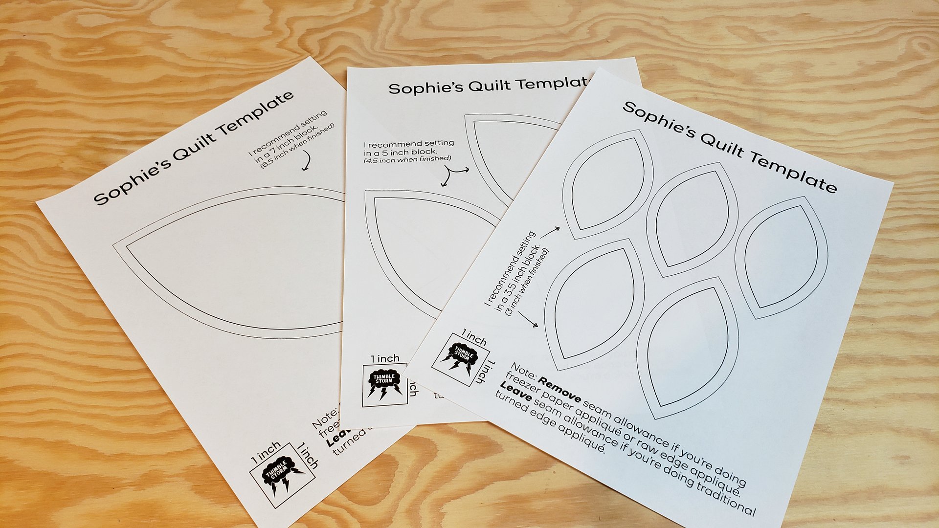 Sophie's Quilt Templates product image (1)