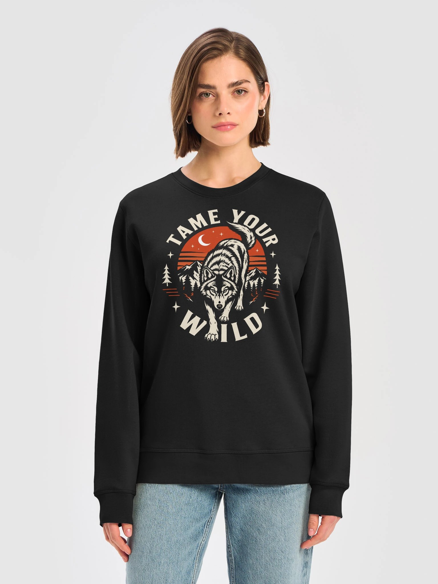 Tame Your Wild | AS Colour Unisex Premium Heavyweight Long Sleeve Shirt product image (5)