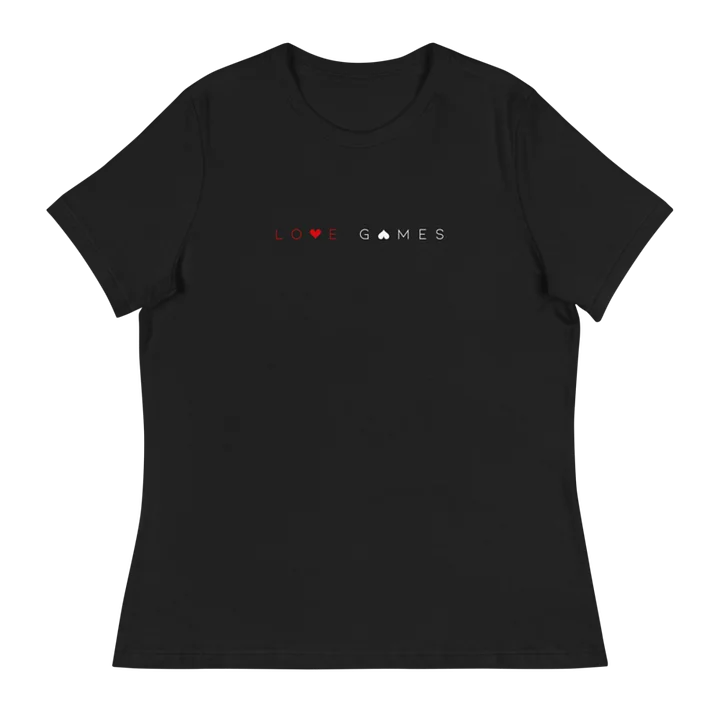 Love Games Women's Tee - Black product image (1)