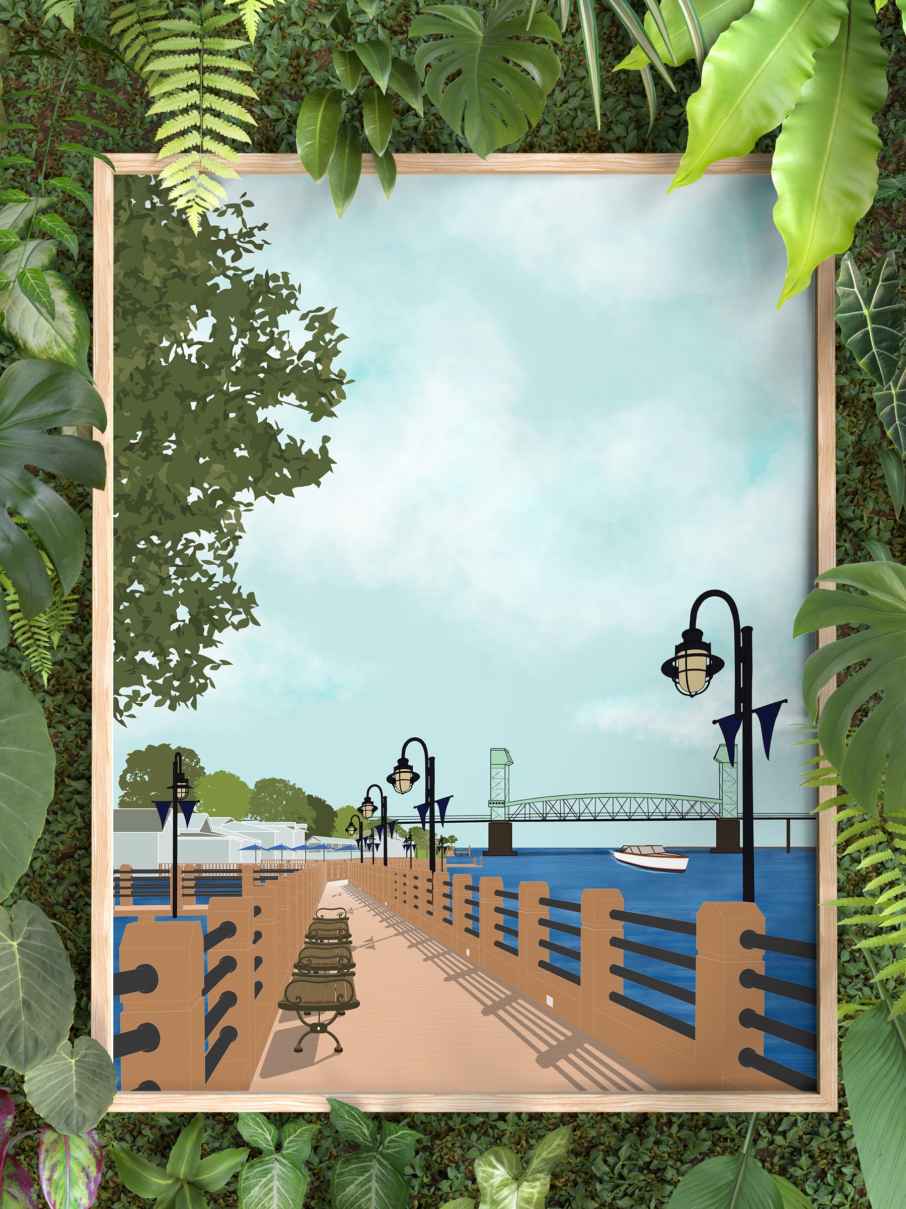 Riverwalk - Poster/Metal Print product image (1)