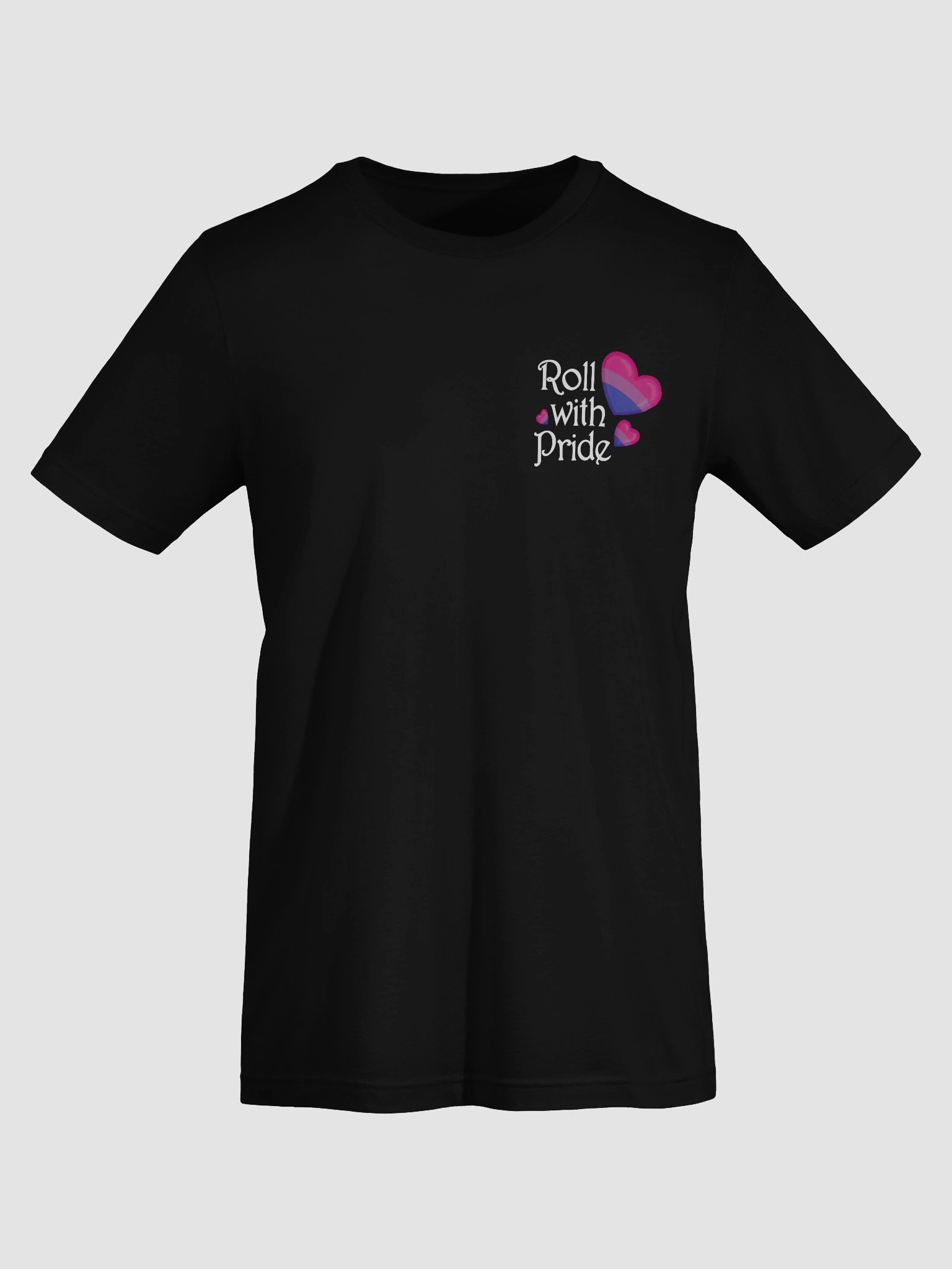 Roll with Pride Supersoft Tee - Bi Hearts product image (7)