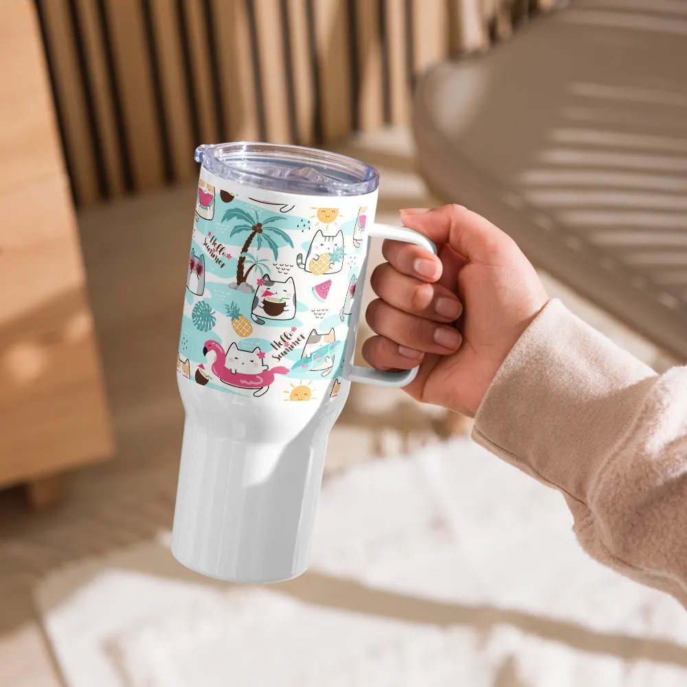 Hello Summer 20oz Stainless Steel Tumbler product image (5)