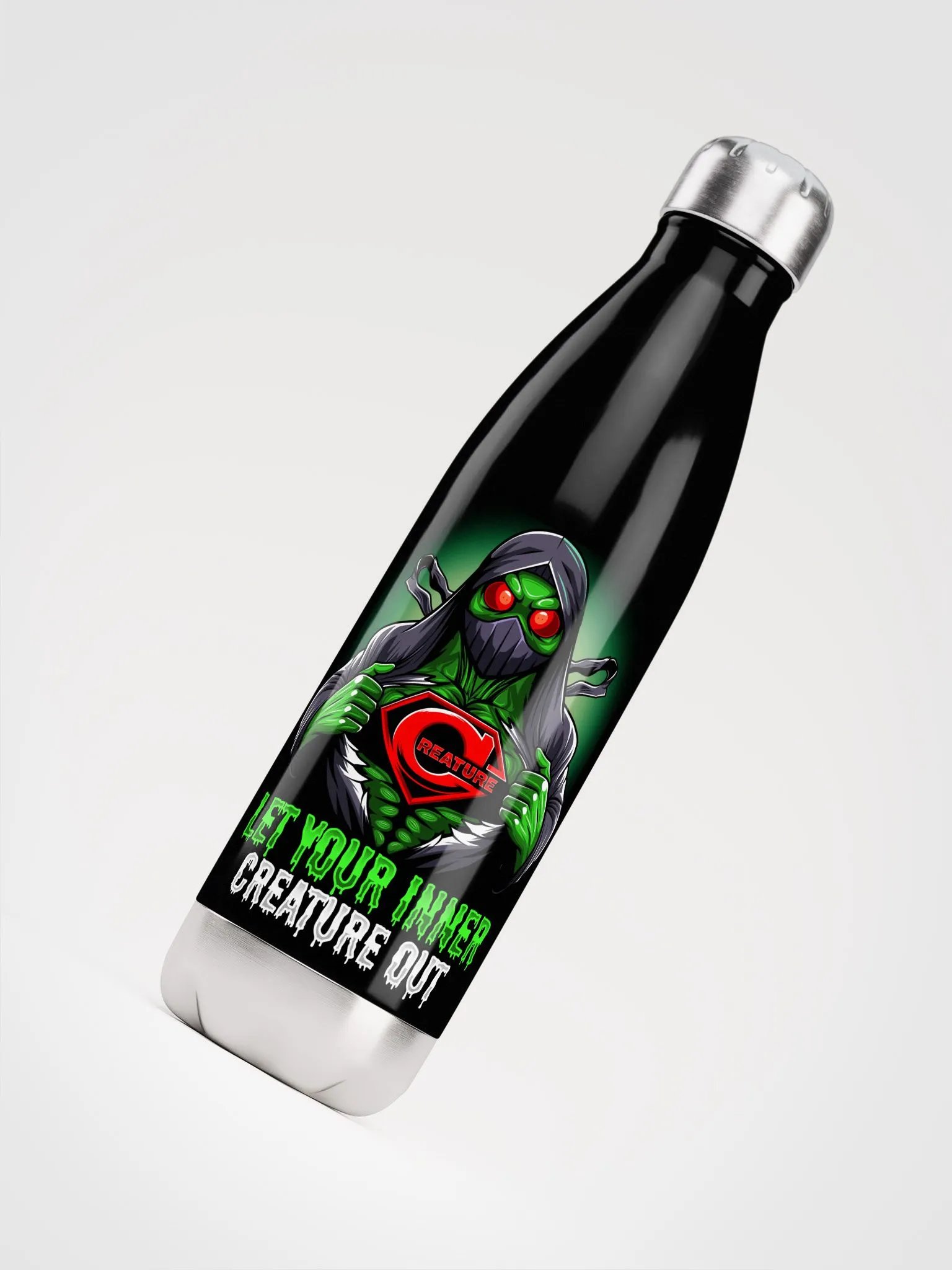 Let Your Inner Creature Out Stainless Steel Water Bottle product image (4)
