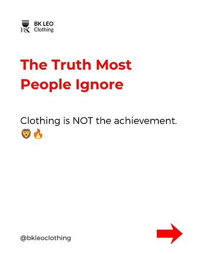 Let’s be clear:
‎Clothing is NOT the achievement.
‎You can wear “Fearless” and still avoid the hard thing.
‎You can wear “Bui...