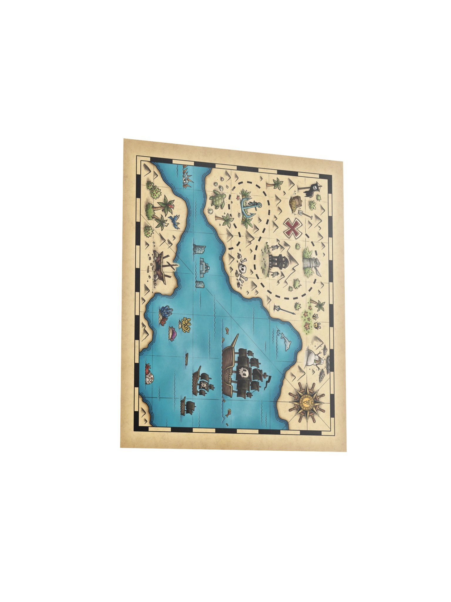 Capt. Sal's Lost Treasure Map Poster! (Small Size) product image (3)