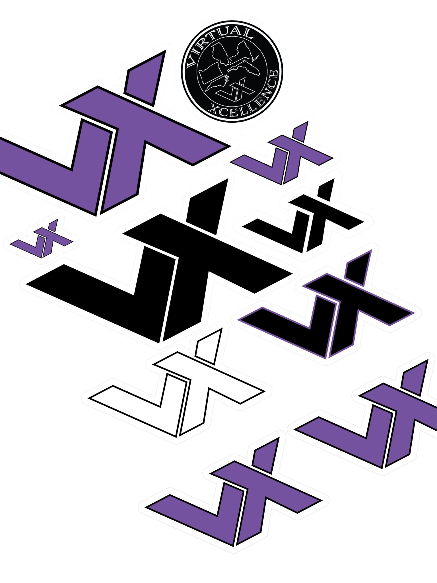 VX Logo Sticker Pack product image (2)