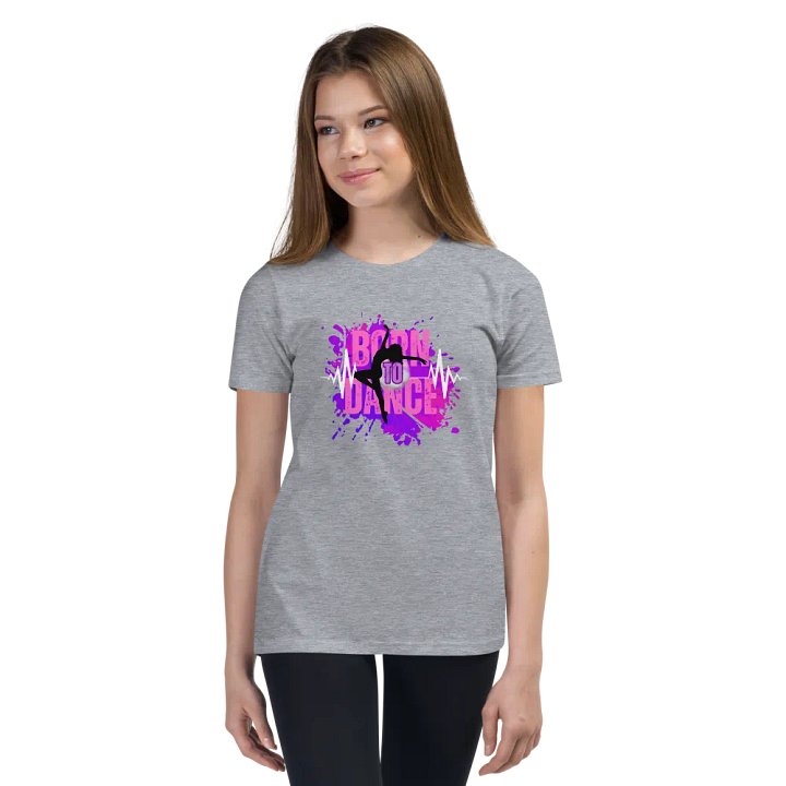 Born to Dance Her Silhouette Dynamic Dance Youth T-Shirt product image (1)