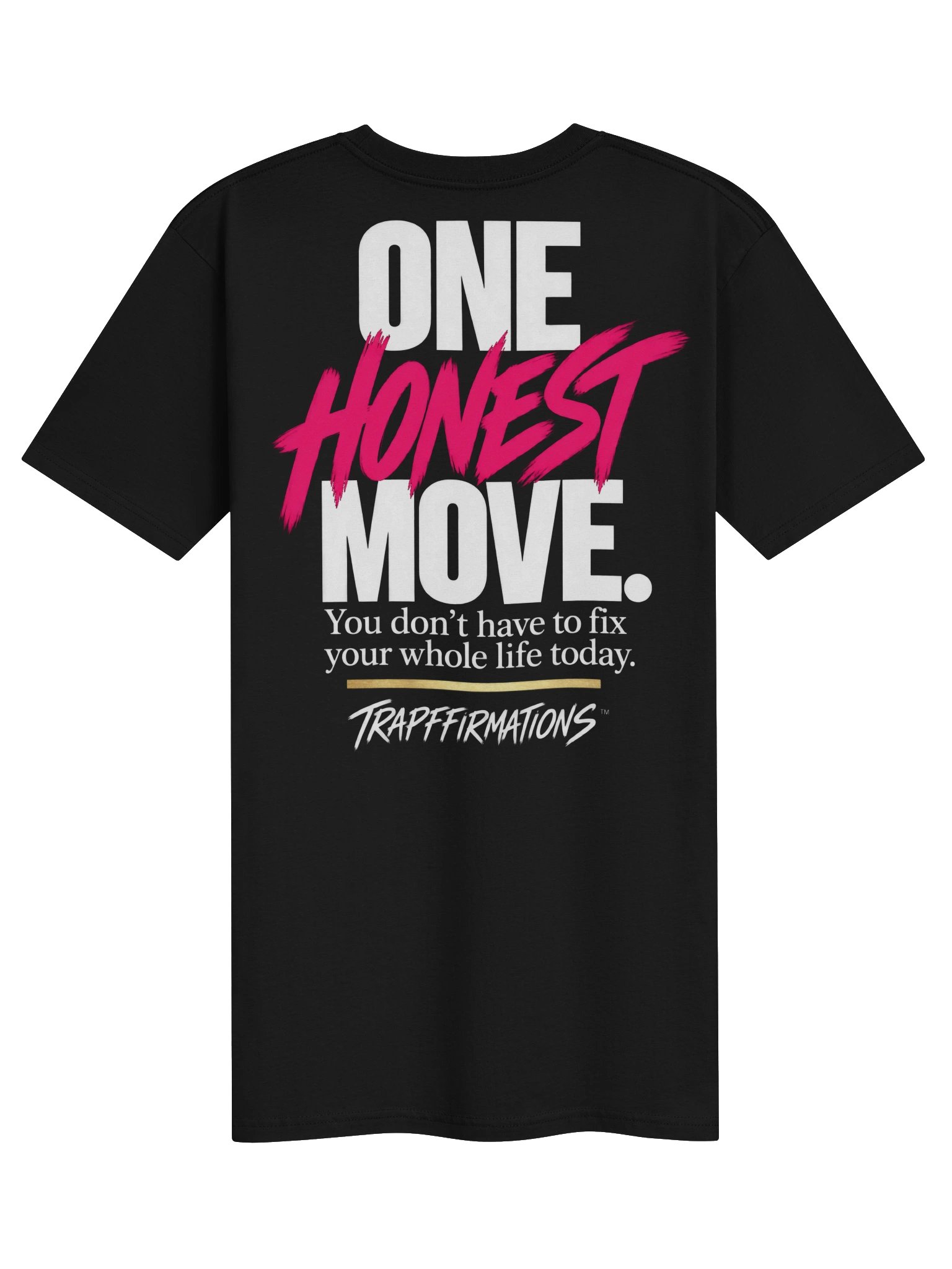 ONE HONEST MOVE. • The Reset Tee | Black product image (2)