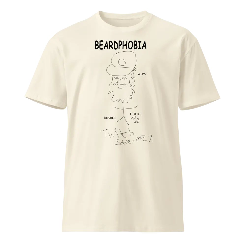 bEARDpHOBIA twitch streamr t-shirt product image (1)