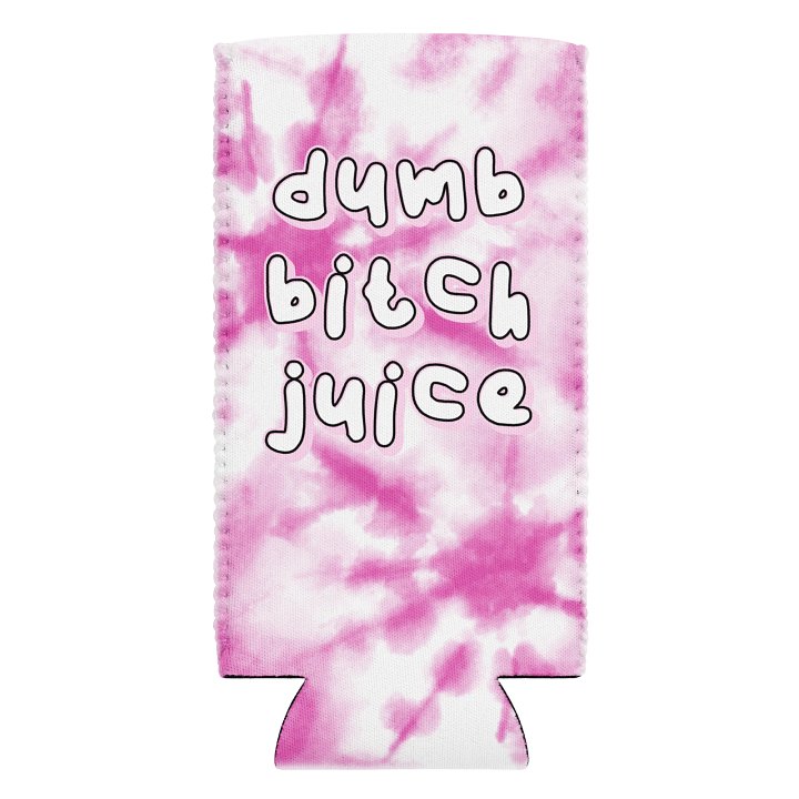 Dumb Bitch Juice Coozie - Pink Tie Dye product image (2)