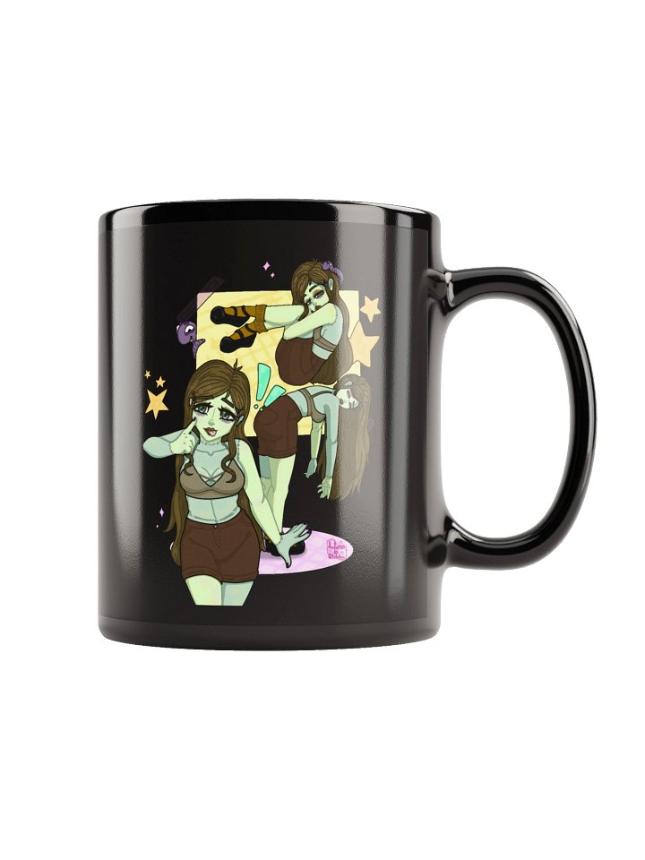 Autumninstitches poses design Black Glossy Mug by Mugz product image (1)
