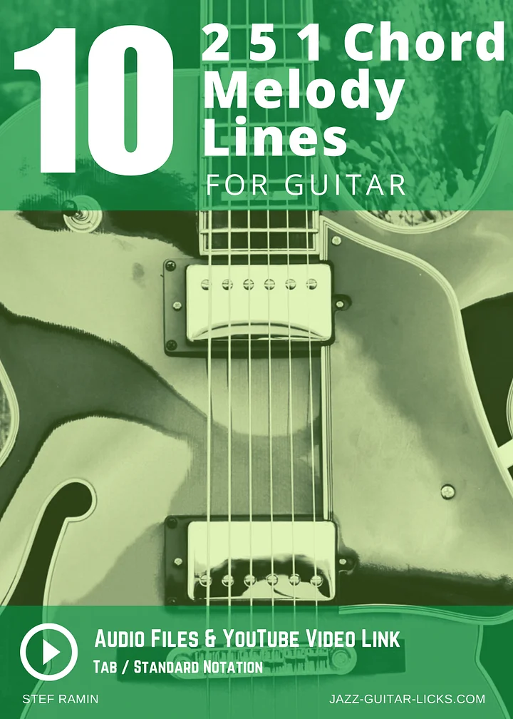 Chord Melody Workout: 10 Essential 2–5–1 Exercises for Guitar product image (1)