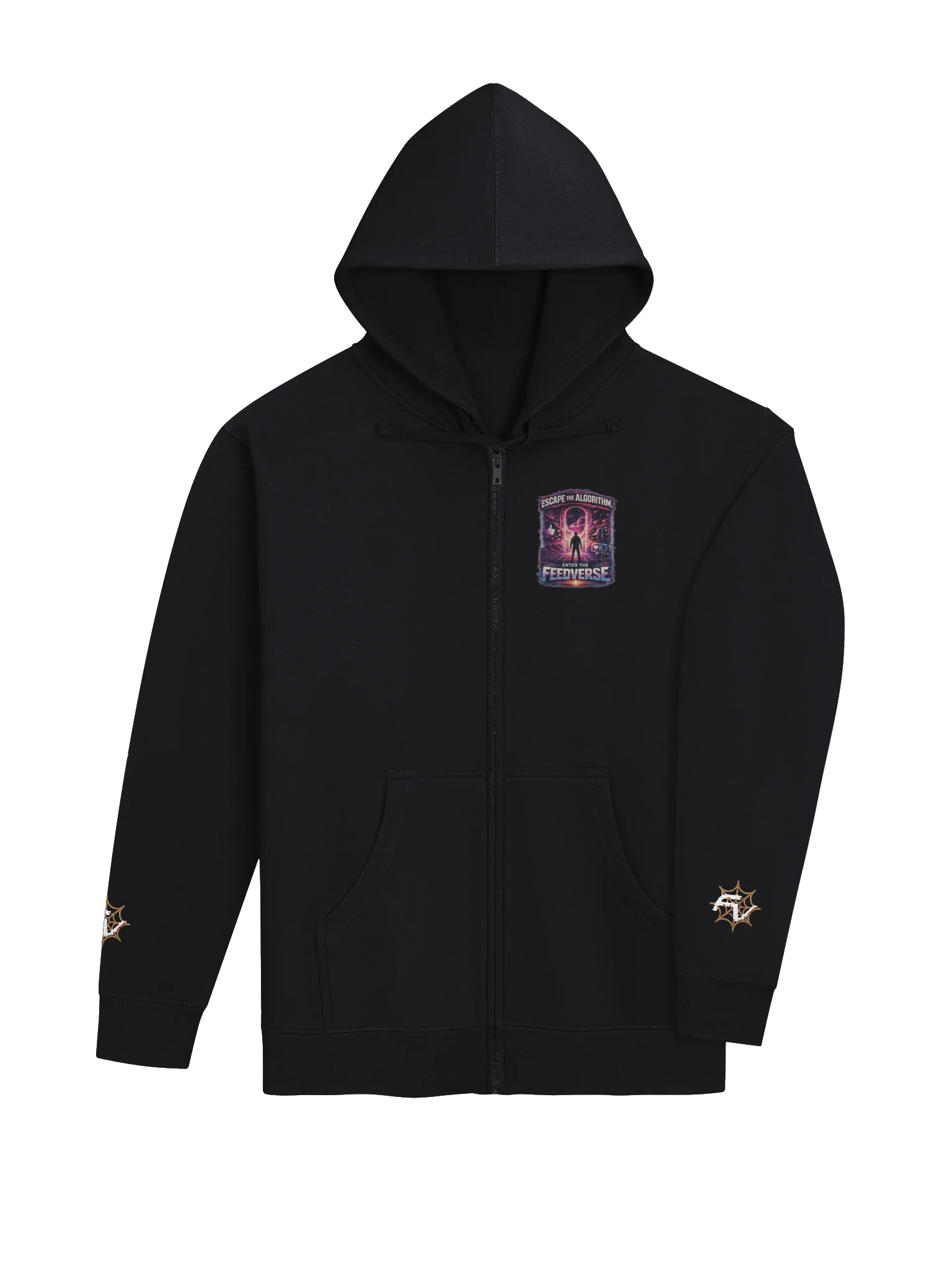 Escape the Algorithm Fleece Zip Up Hoodie product image (16)