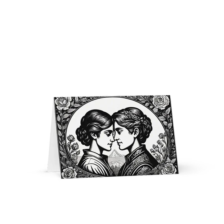 Lesbe Valentines, Rosy Love Card product image (1)