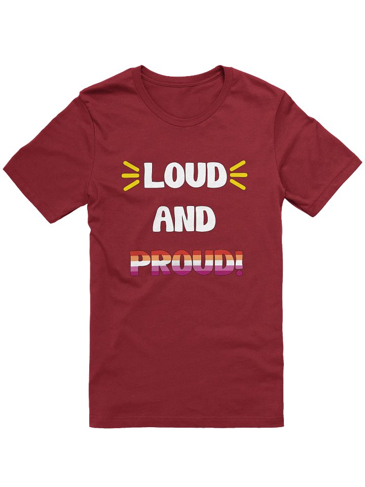 Loud and Proud Lesbian T-Shirt product image (4)