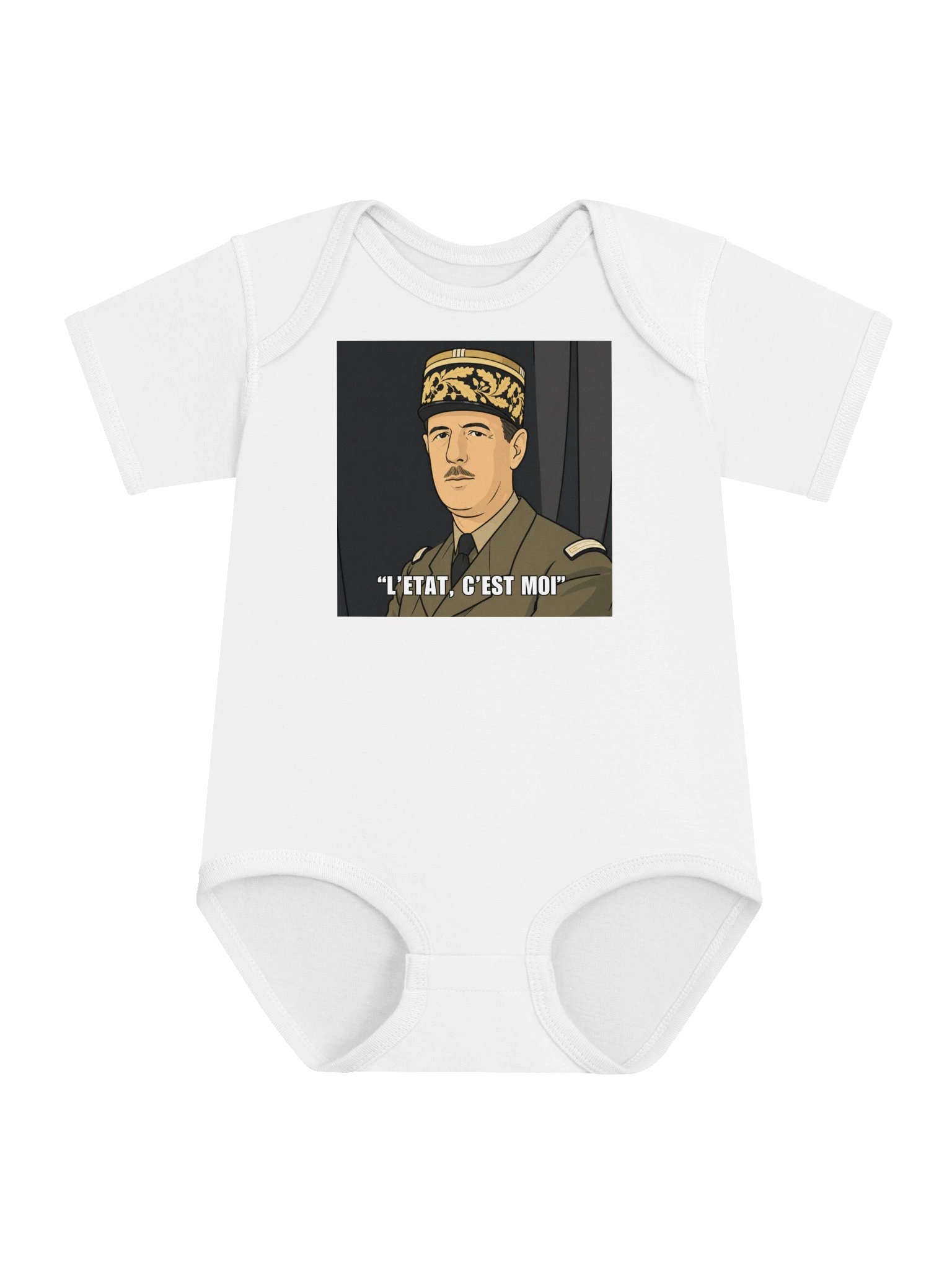 L'etat c'est moi - Charles De Gaulle (Babybody) product image (5)
