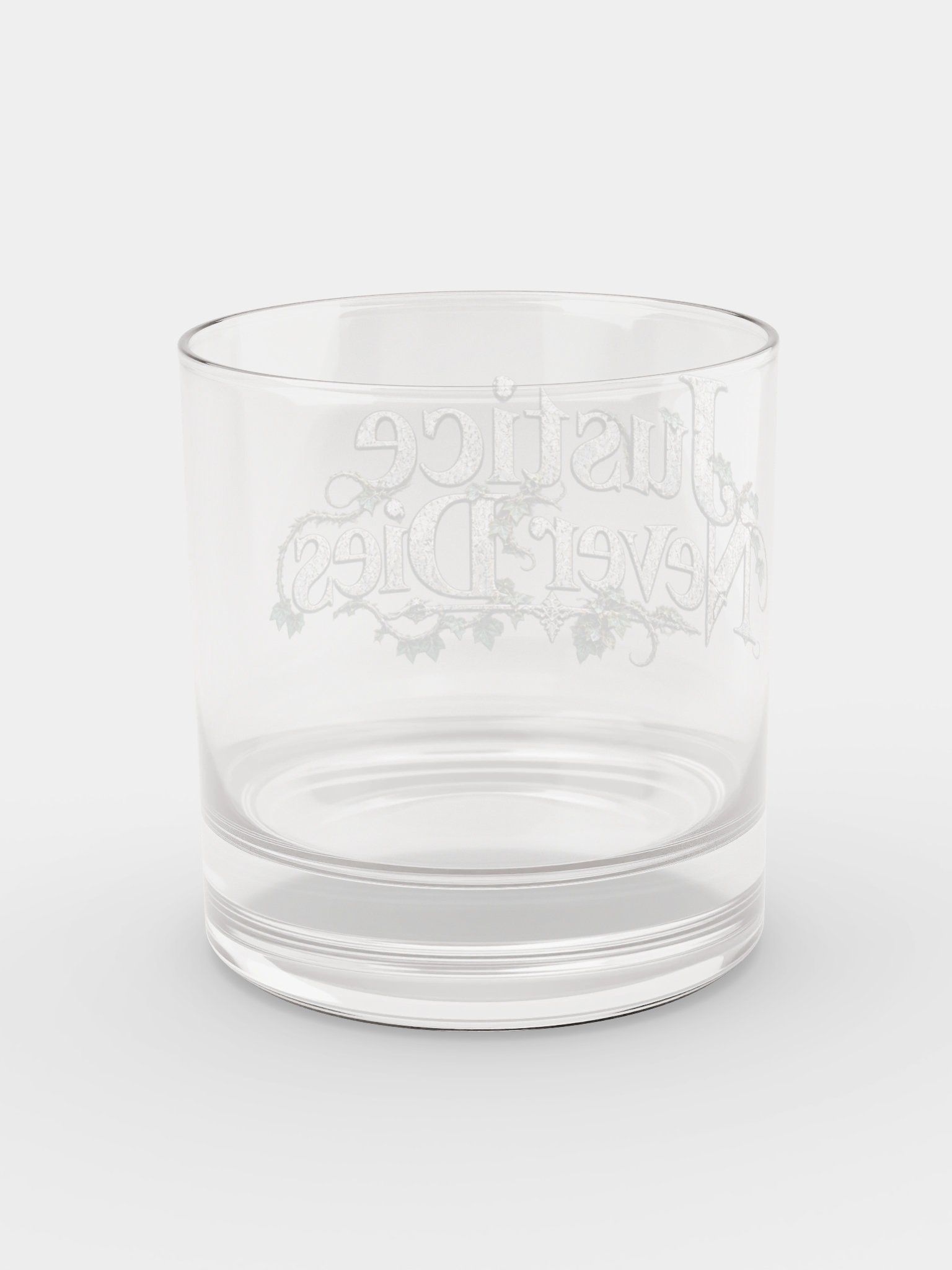 Justice Never Dies TCF Halloween Edition Rocks Glass product image (6)