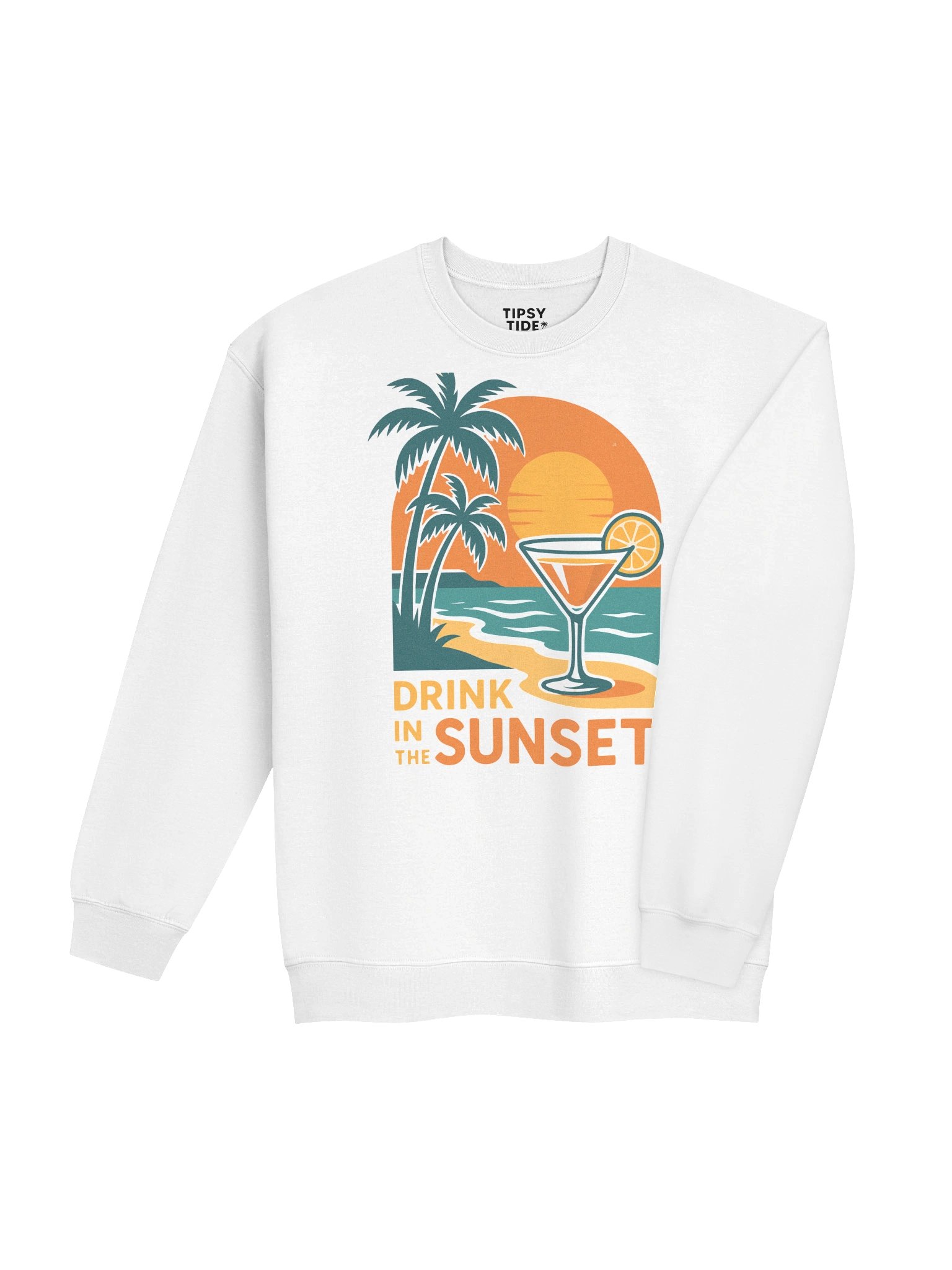 Sunset Sip Crewneck Sweatshirt product image (3)