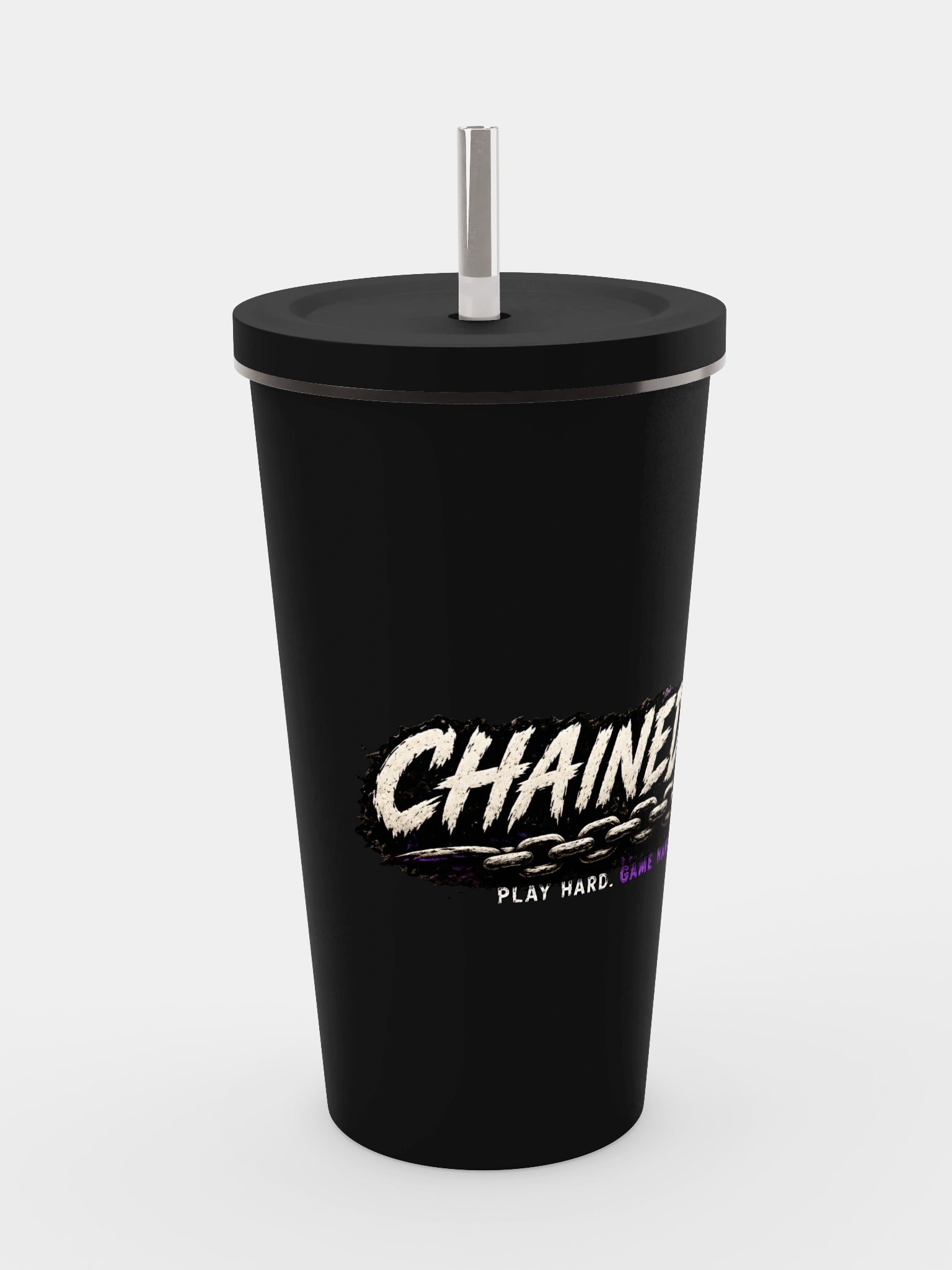 ChainedPc Logo Black Tumbler product image (4)