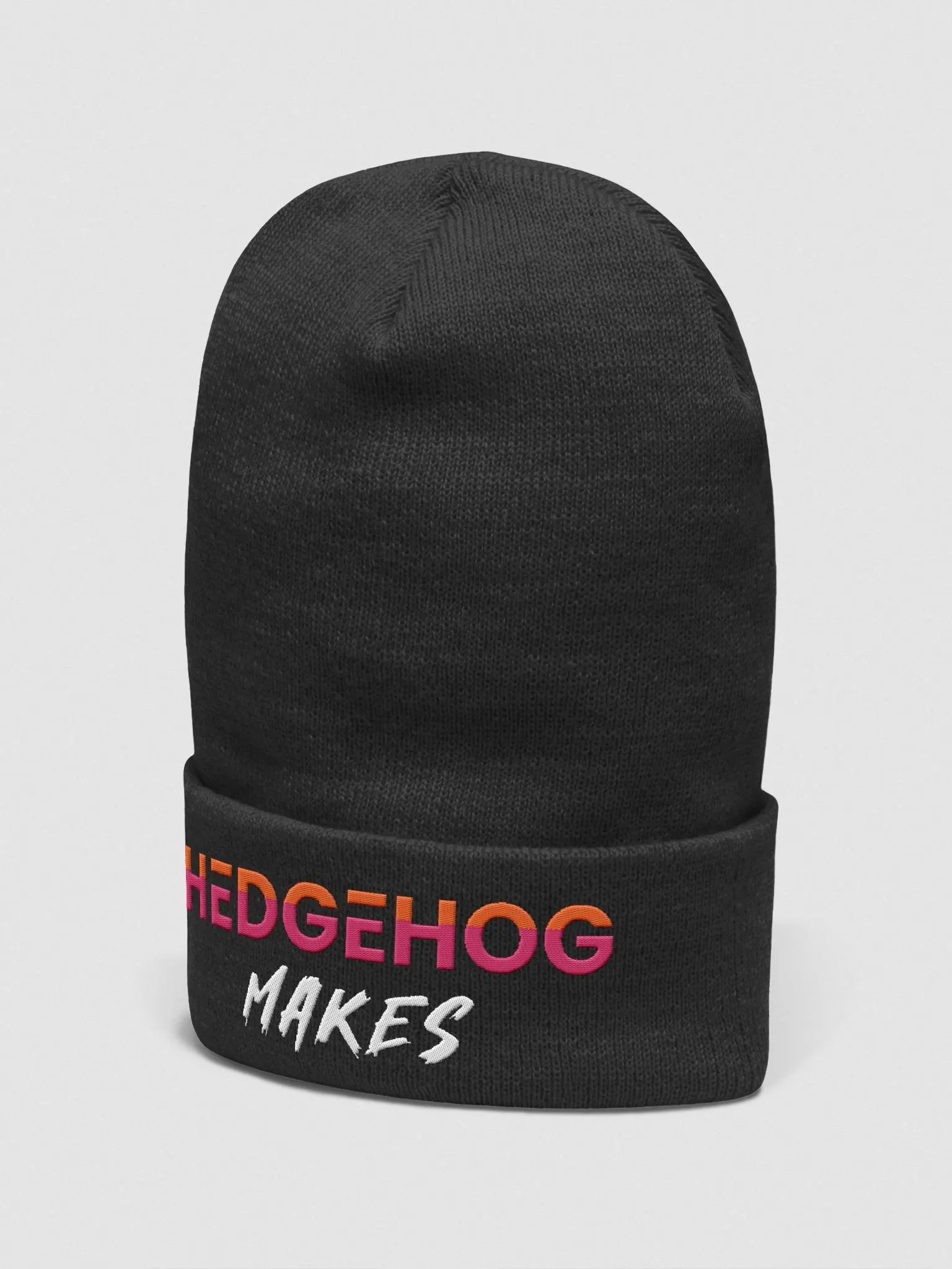 Hedgehog Makes Cuffed Beanie product image (7)