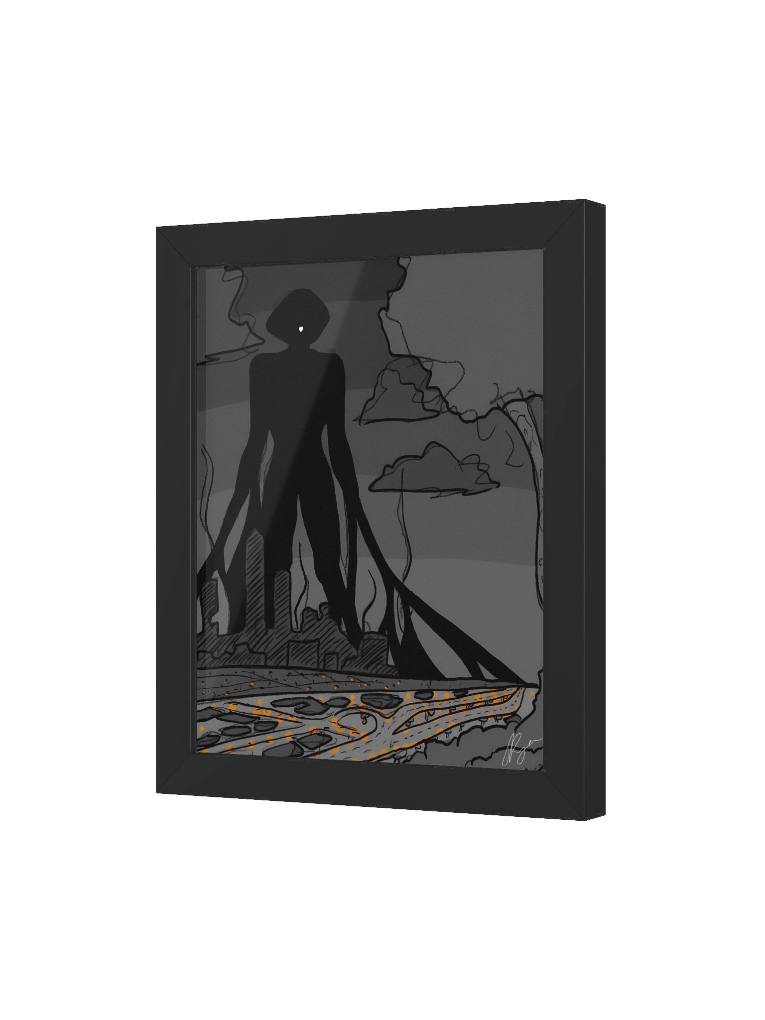 It Stared — Framed Print product image (34)