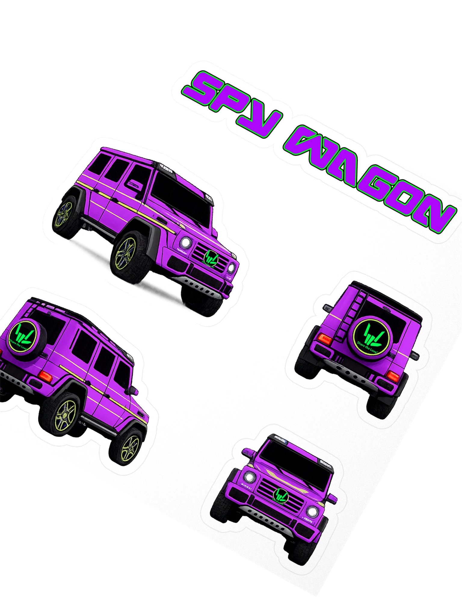 Spy Wagon Sticket Sheet! product image (2)