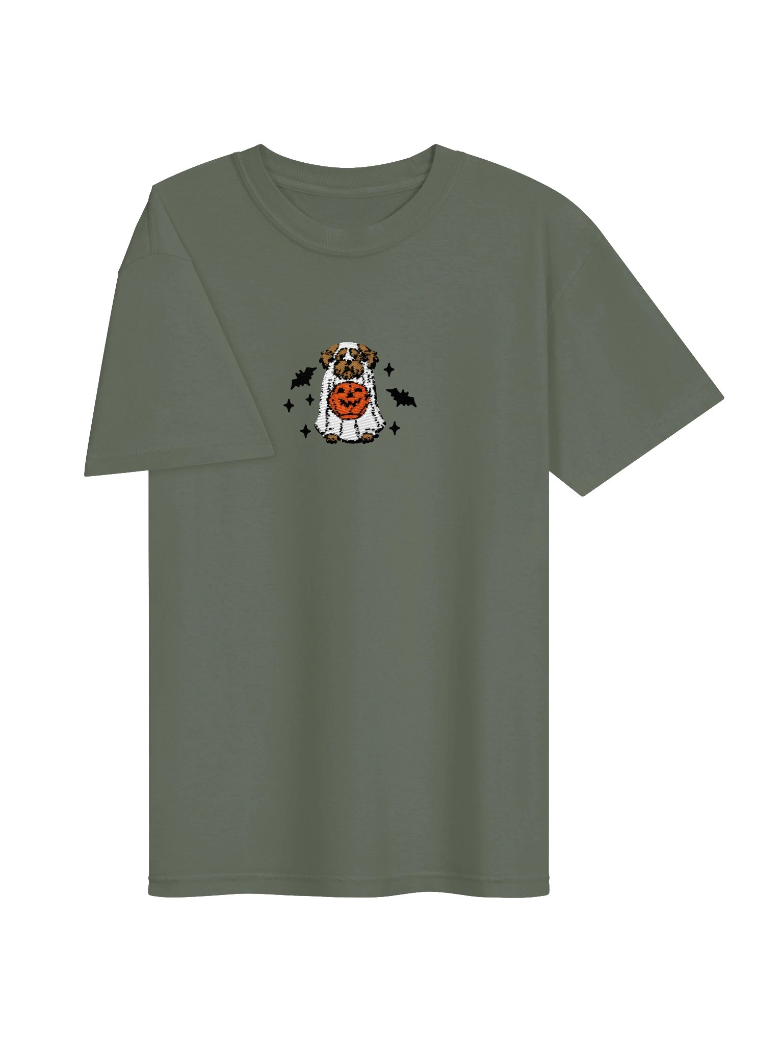 Halloween Havanese(Brown) Embroidered T-Shirt product image (6)
