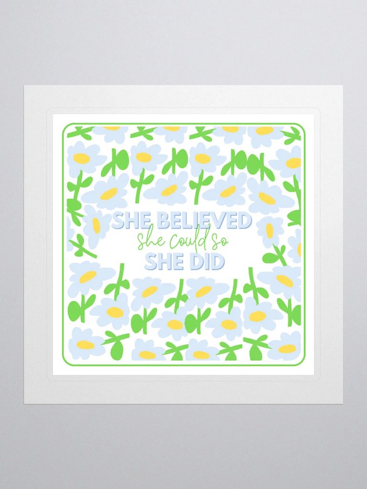 Believe and Achieve Floral Stickers product image (2)