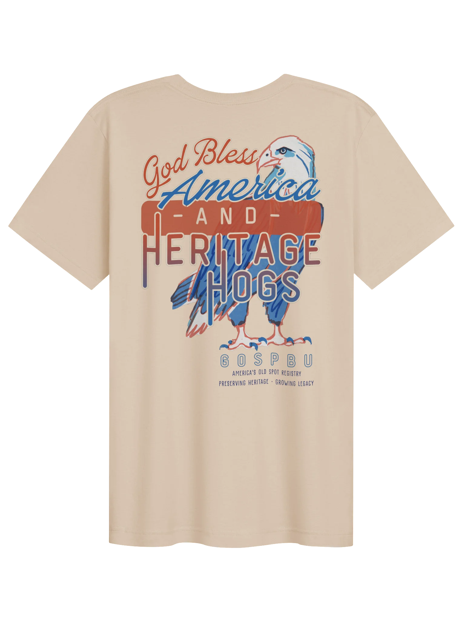 God Bless America Heritage Hogs Tee product image (2)