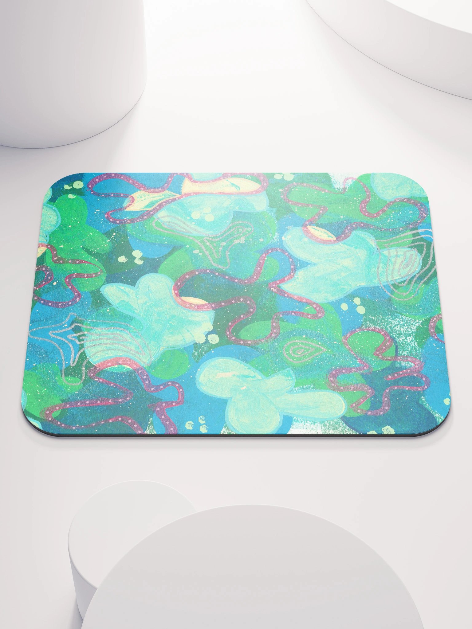Lily Pad Blobs Classic Mouse Pad product image (1)