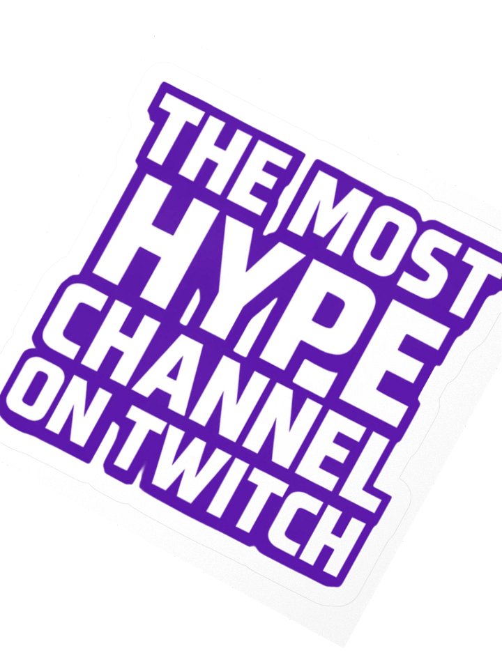 Hype Channel Kiss Cut Stickers product image (2)