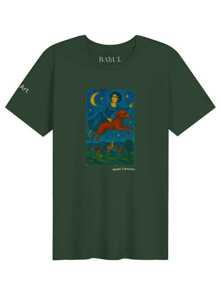 DOGART Unisex Jersey Dog T-Shirt - MARC CHAGALL - Iconic Painting Reimagined with Dogs product image (1)