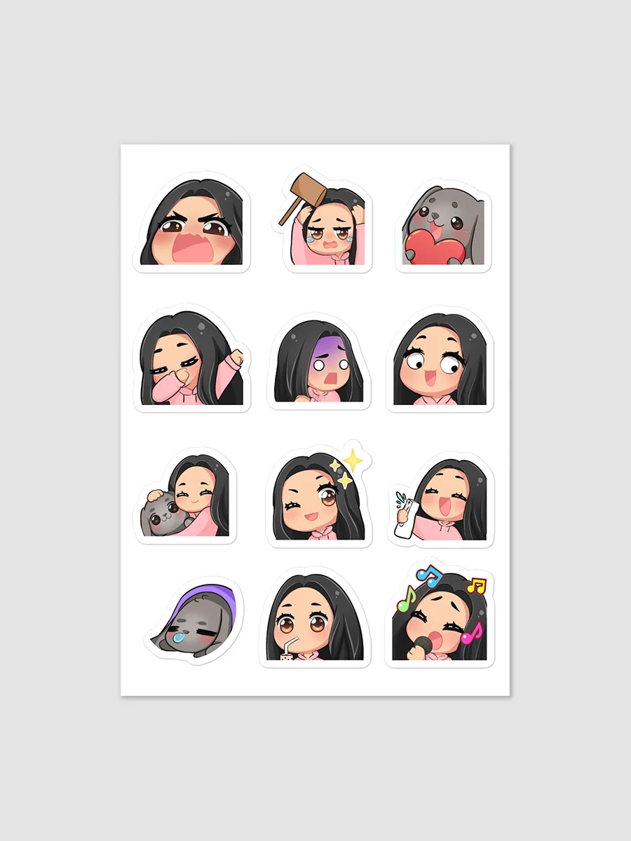 Emotes Sticker Sheet Ver. 2 product image (1)