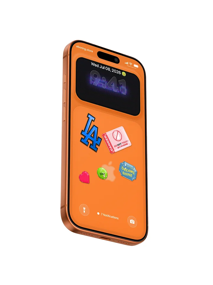 iPhone 17 Cosmic Orange Camera bump wallpaper product image (1)